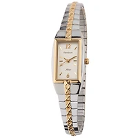 Armitron® Womens Rectangle Expansion Band Watch
