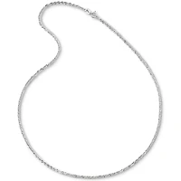14K White Gold 18" Singapore Chain