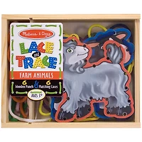 Melissa & Doug Farm Animals Lace And Trace Panels Drawing Kit