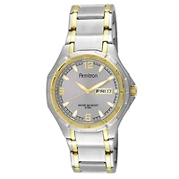 Armitron® Mens Two-Tone Stainless Steel Watch