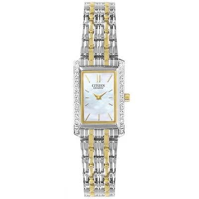 Citizen® Womens Two-Tone Watch EK1124-54D