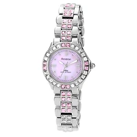 Armitron® Womens Silver-Tone Watch w/ Crystals