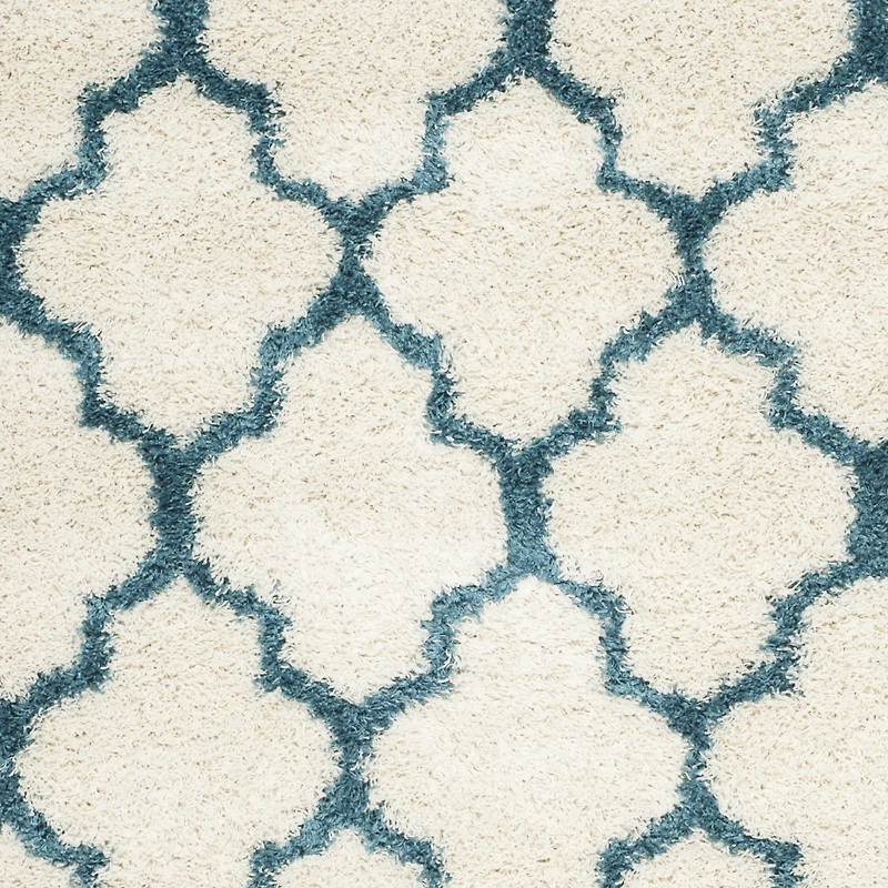Safavieh Shag Kids Collection Crofton Geometric Runner Rug