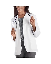 Meta Labwear 15104 28" Womens Plus Long Sleeve Lab Coat