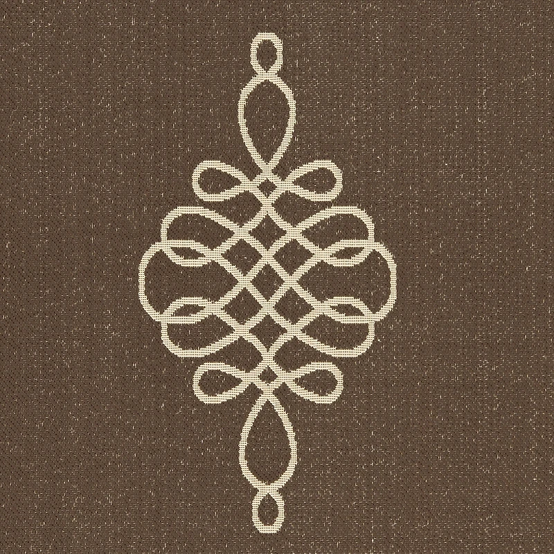 Safavieh Courtyard Collection Keane Oriental Indoor/Outdoor Runner Rug