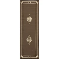 Safavieh Courtyard Collection Keane Oriental Indoor/Outdoor Runner Rug