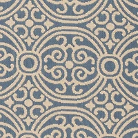 Safavieh Linden Collection Barnes Geometric Round Area Rug