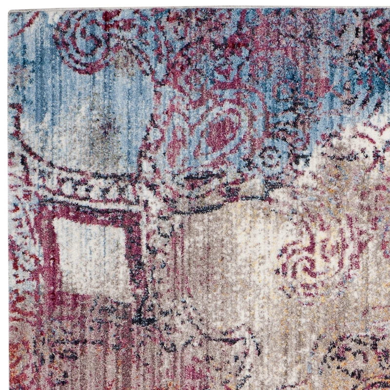 Safavieh Monray Collection Vincent Geometric RoundArea Rug