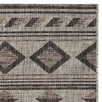 Safavieh Courtyard Collection Luana Geometric Indoor/Outdoor Area Rug