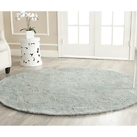 Safavieh Ikat Collection Cheshunt Geometric Round Area Rug