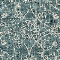 Safavieh Courtyard Collection Clarissa Oriental Indoor/Outdoor Square Area Rug