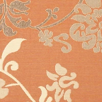 Safavieh Courtyard Collection Cole Floral Indoor/Outdoor Runner Rug