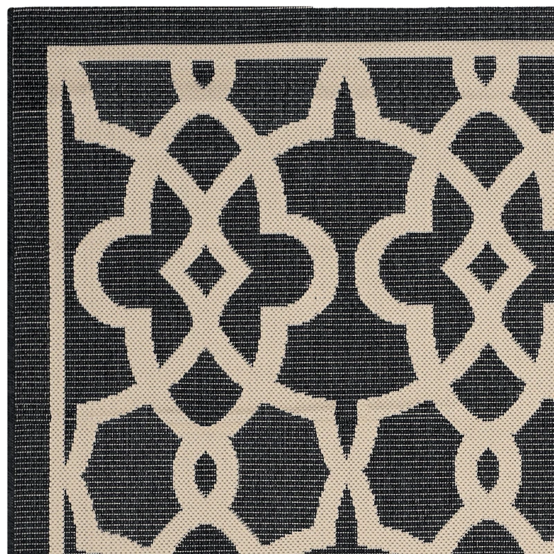 Safavieh Courtyard Collection Ariana Oriental Indoor/Outdoor Area Rug