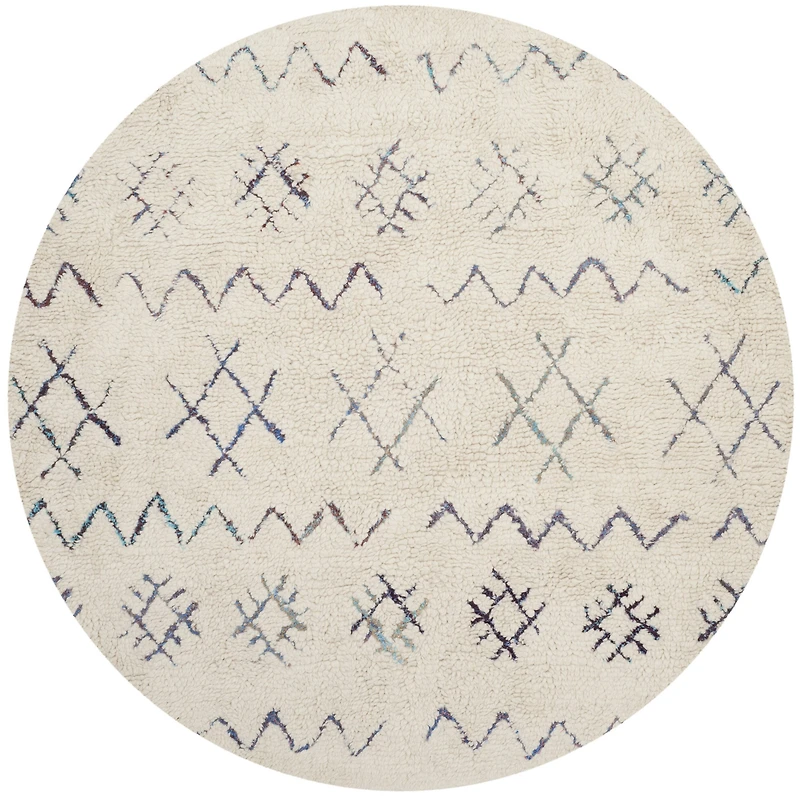 Safavieh Casablanca Collection Lula Geometric Round Area Rug
