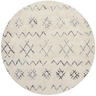 Safavieh Casablanca Collection Lula Geometric Round Area Rug