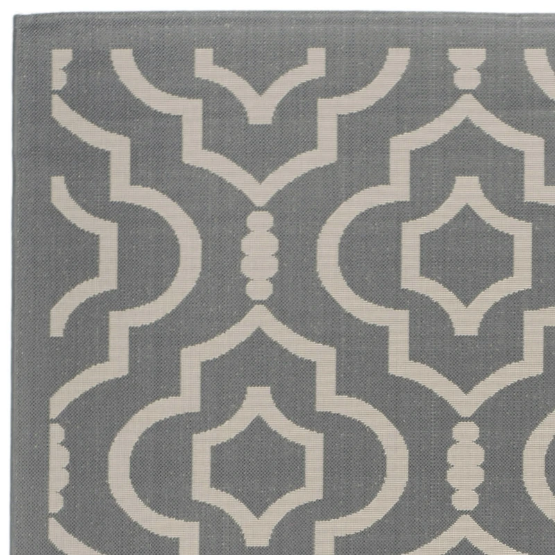 Safavieh Courtyard Collection Meryll Geometric Indoor/Outdoor Runner Rug