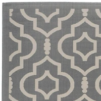 Safavieh Courtyard Collection Meryll Geometric Indoor/Outdoor Runner Rug