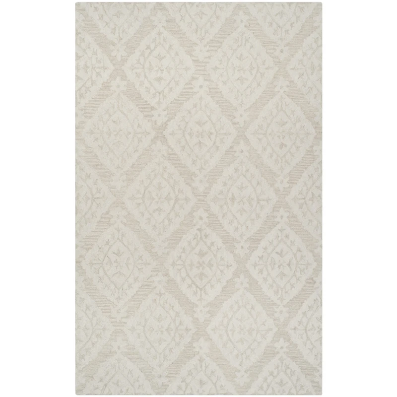 Safavieh Micro-Loop Collection Tracery Damask Area Rug
