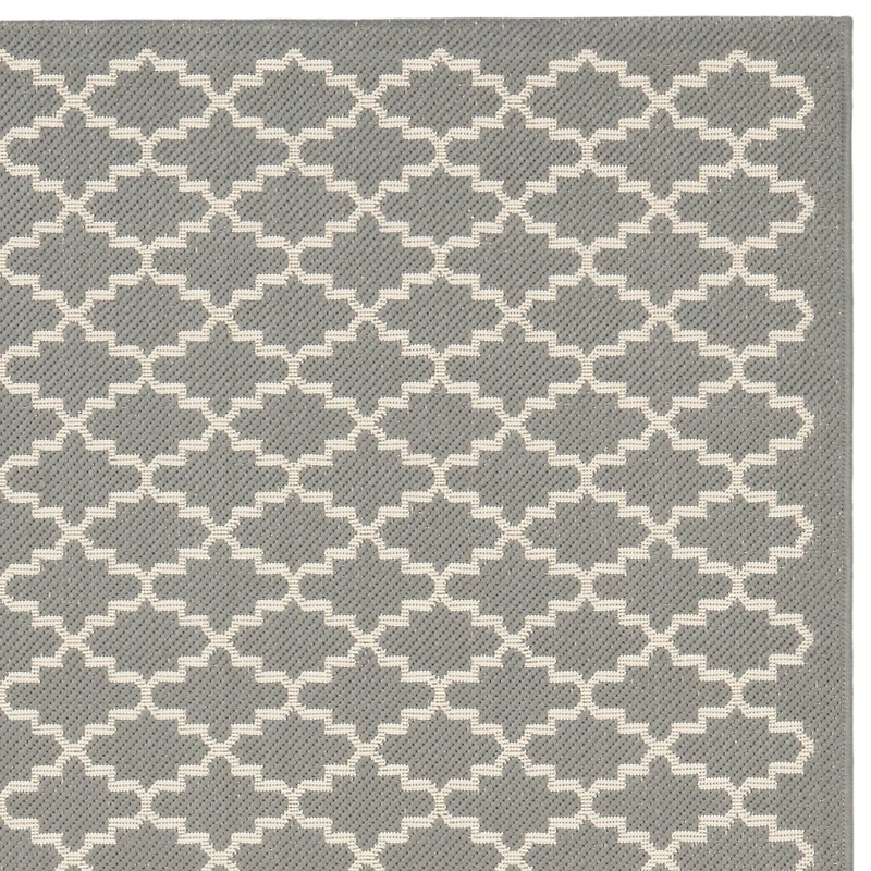 Safavieh Courtyard Collection Bora Geometric Indoor/Outdoor Area Rug