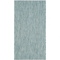 Safavieh Courtyard Collection Monroe Stripe Indoor/Outdoor Area Rug