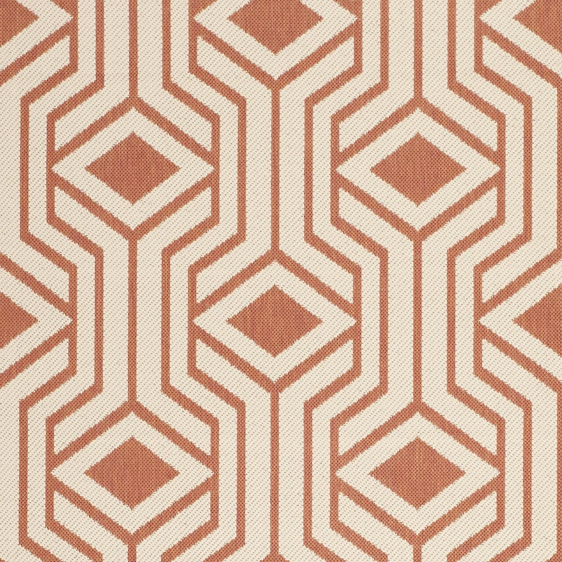Safavieh Courtyard Collection Dorothy Geometric Indoor/Outdoor Area Rug