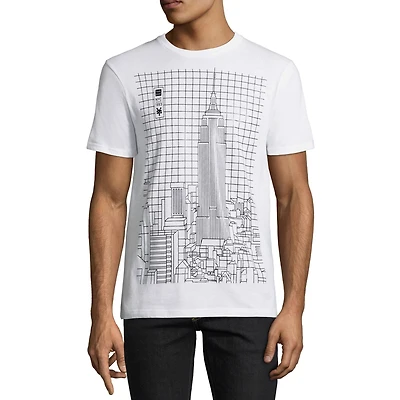 Zoo York Mens Crew Neck Short Sleeve Logo Graphic T-Shirt