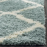 Safavieh Dallas Shag Collection Caris Geometric Square Area Rug
