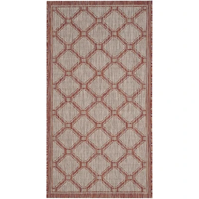 Safavieh Courtyard Collection Corrine Oriental Indoor/Outdoor Area Rug