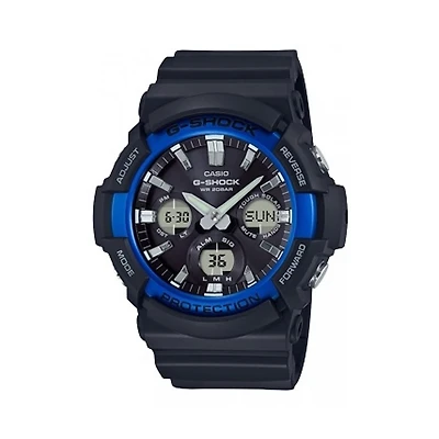 Casio G-Shock Mens Digital Black Strap Watch Gas100b-1a2