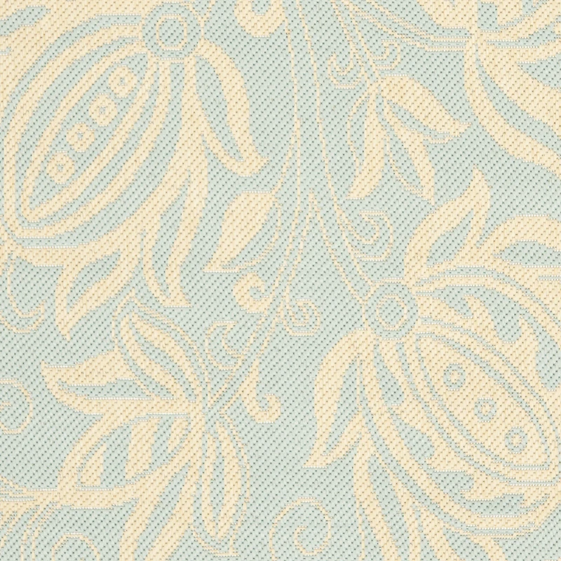 Safavieh Courtyard Collection Tarek Floral Indoor/Outdoor Runner Rug
