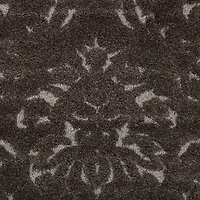 Safavieh Shag Collection Mario Damask Round Area Rug