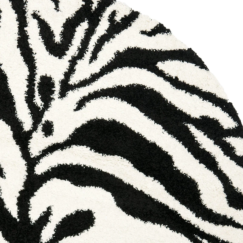 Safavieh Shag Collection Lennox Animal Round Area Rug