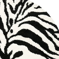 Safavieh Shag Collection Lennox Animal Round Area Rug
