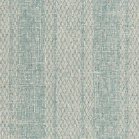 Safavieh Courtyard Collection Elena Geometric Indoor/Outdoor Round Area Rug