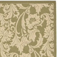 Safavieh Courtyard Collection Rosabel Oriental Indoor/Outdoor Area Rug