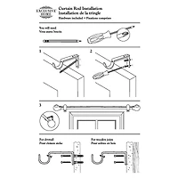Exclusive Home Curtains Napoleon 1 Adjustable Curtain Rod