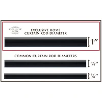 Exclusive Home Curtains Napoleon 1 Adjustable Curtain Rod