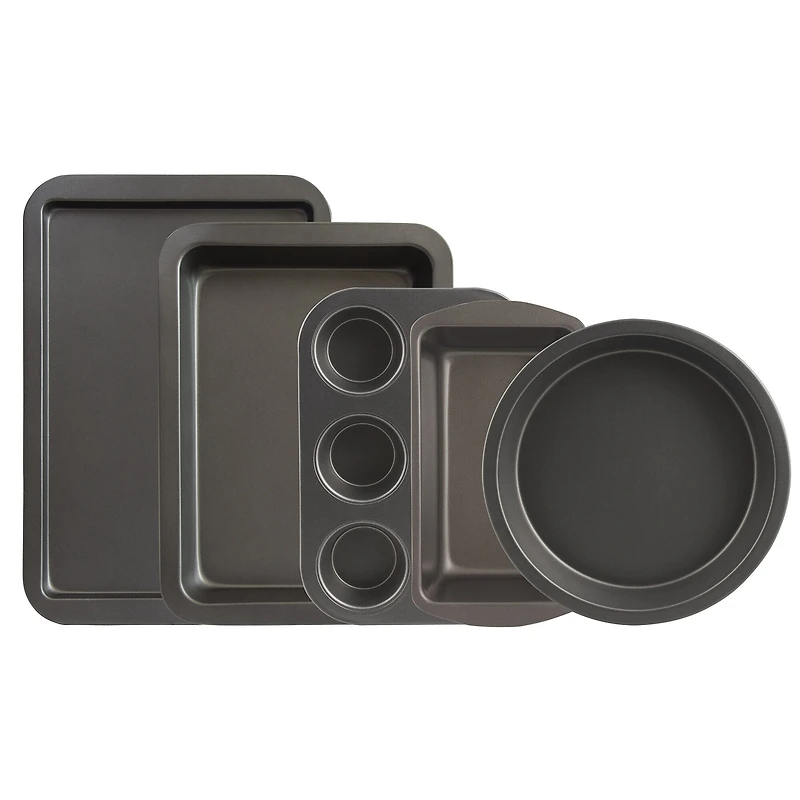 Range Kleen Nonstick Bakeware 5pc Set 5-pc. Non-Stick Bakeware Set