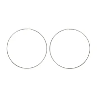 Mixit Womens 80mm Hoop Earrings