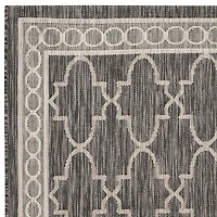 Safavieh Courtyard Collection Keeley Geometric Indoor/Outdoor Area Rug