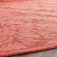Safavieh Courtyard Collection Louise Damask Indoor/Outdoor Runner Rug