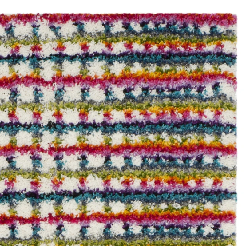 Safavieh Dorian Geometric Shag Rectangular Runner