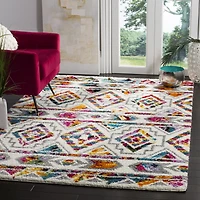 Safavieh Colleen Geometric Shag Rectangular Rugs