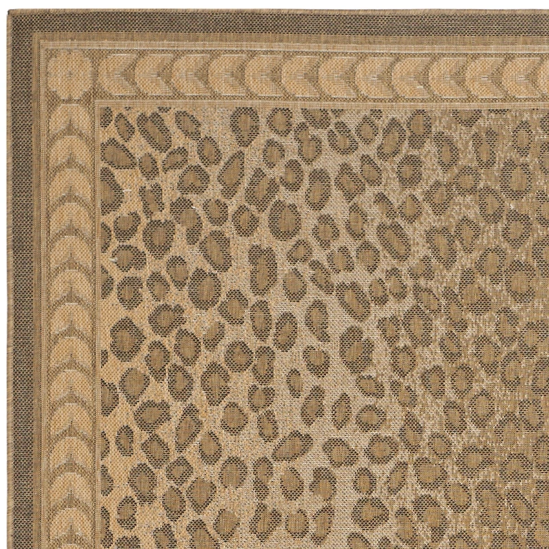 Safavieh Courtyard Collection Daithi Animal Indoor/Outdoor Area Rug