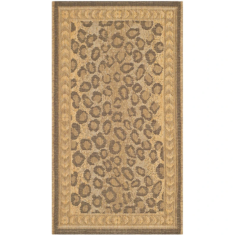 Safavieh Courtyard Collection Daithi Animal Indoor/Outdoor Area Rug