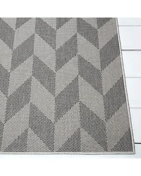 Nicole Miller Patio Country Calla Geometric Loomed Rectangular Outdoor Area Rug