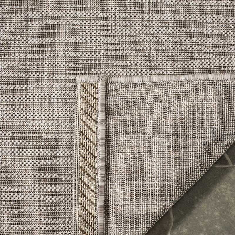 Safavieh Courtyard Collection Dallas Stripe Indoor/Outdoor Square Area Rug