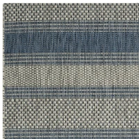 Safavieh Courtyard Collection Jessy Stripe Indoor/Outdoor Runner Rug