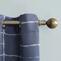 Sun Zero Saki Grommet Top Energy Saving Blackout Single Curtain Panel