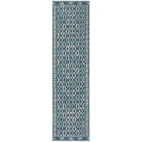 Safavieh Courtyard Collection Trent Geometric Indoor/Outdoor Runner Rug